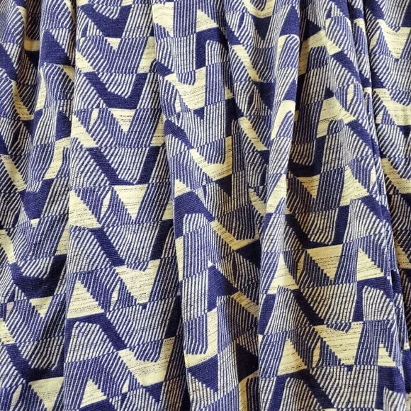 LuLaRoe Skirt Womens 2XL Purple Geo Print Flippy Flared Stretch Elastic Waist - Picture 9 of 11